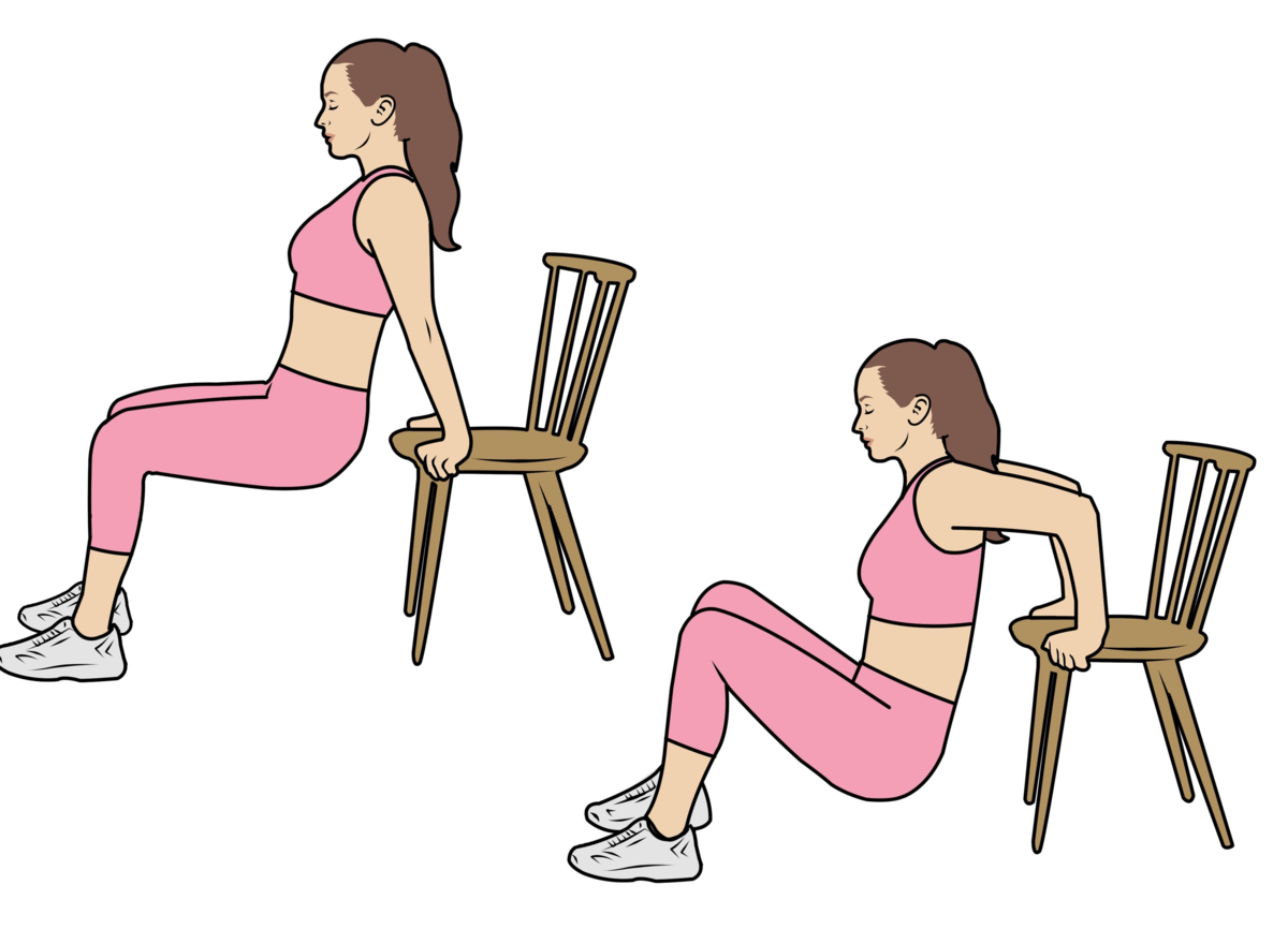 Топ-8 упражнений на стуле для похудения: простая тренировка для каждого
