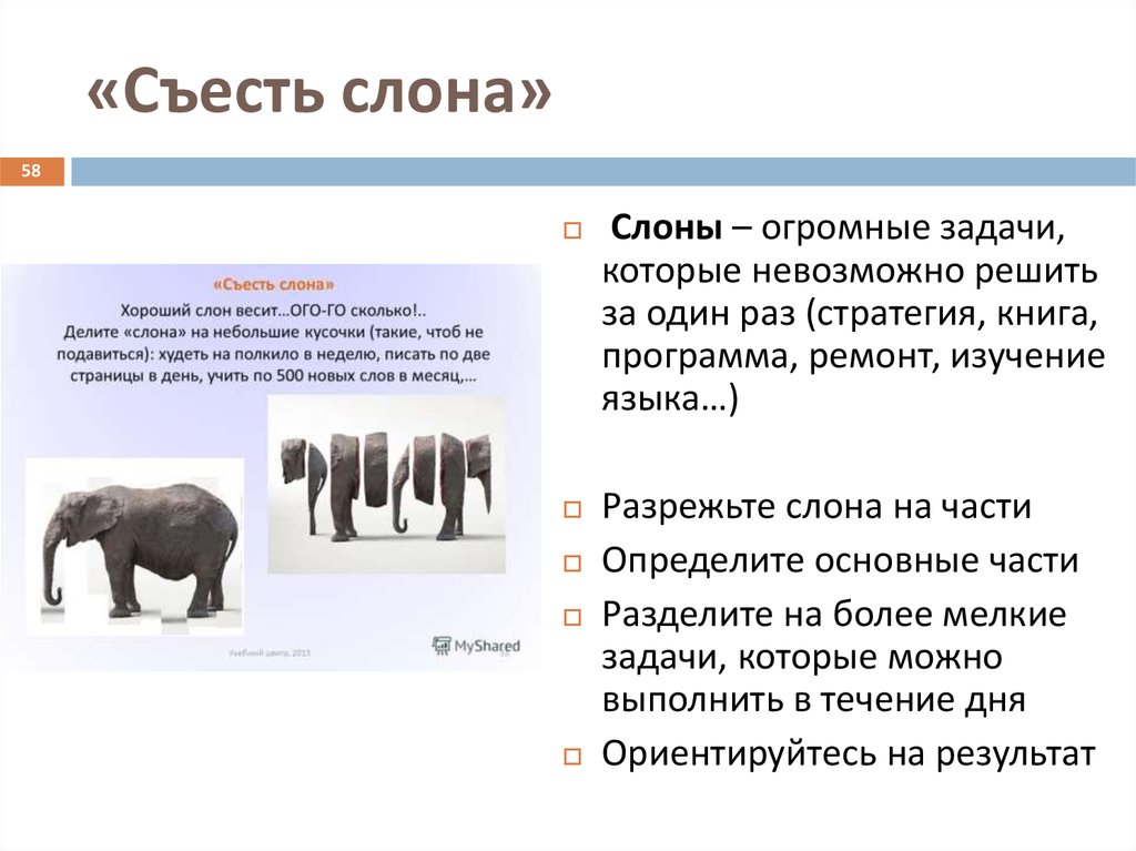Как съесть слона: способы детализации большого текста
как съесть слона: способы детализации большого текста