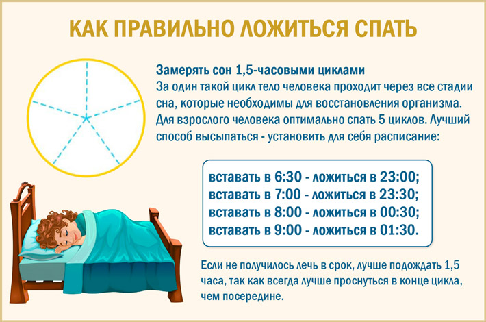 Фазы сна человека по времени: таблица с характеристиками
